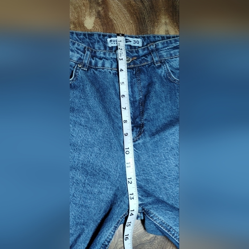 Muddy Women's Flare Jeans in Deep Blue - Picture 5 of 12